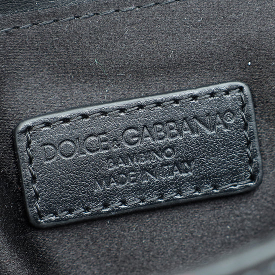 Dolce & Gabbana Black Multicolor DG Floral Print Top Handle Bag-Dolce & Gabbana-THE CLOSET