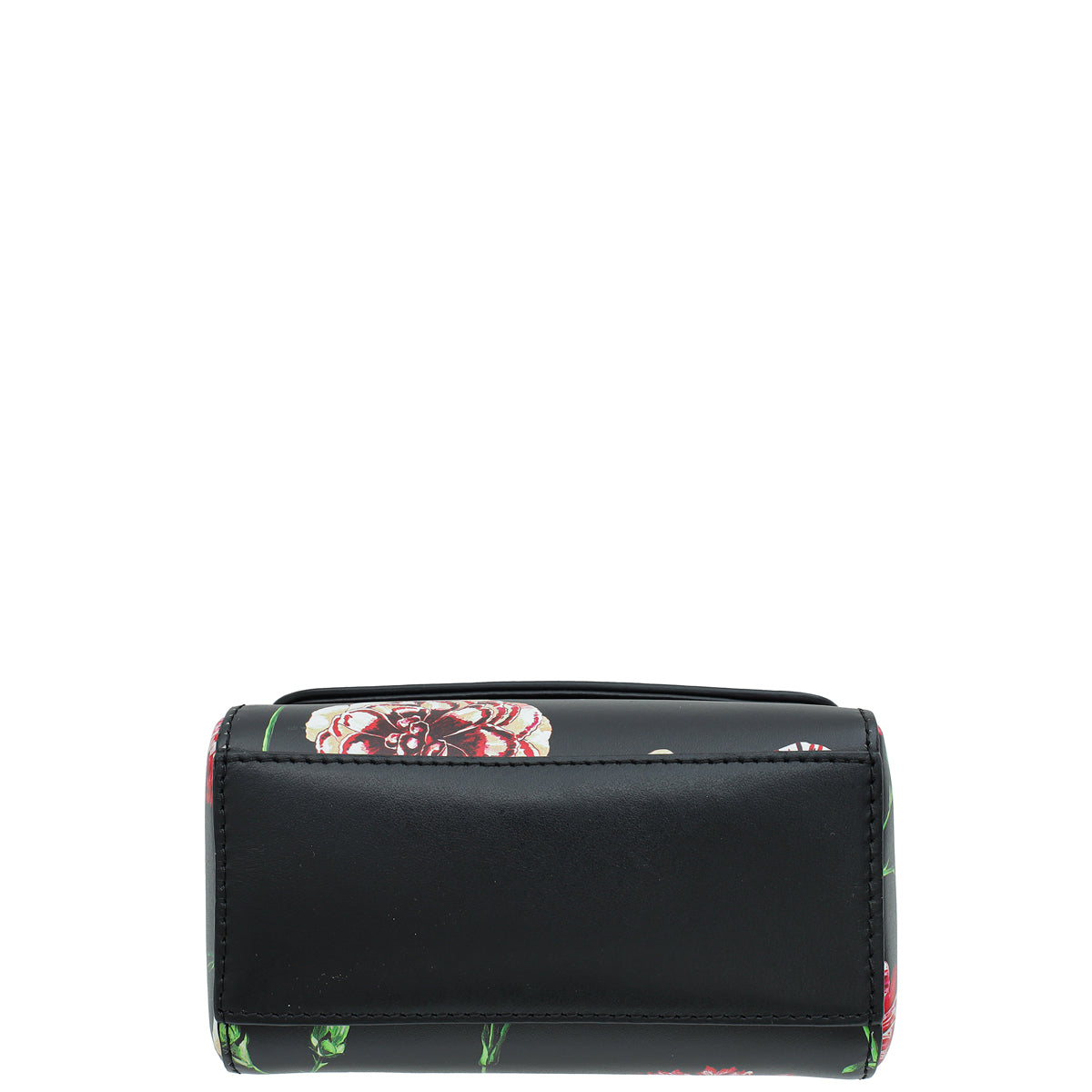 Dolce & Gabbana Black Multicolor DG Floral Print Top Handle Bag-Dolce & Gabbana-THE CLOSET