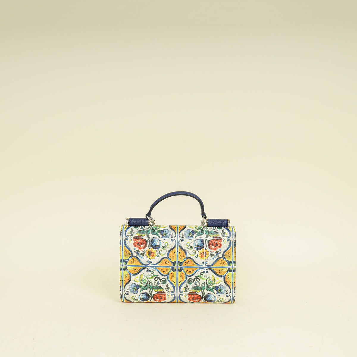 Dolce & Gabbana Multicolor Sicily Smart Gloss Phone Chain Wallet