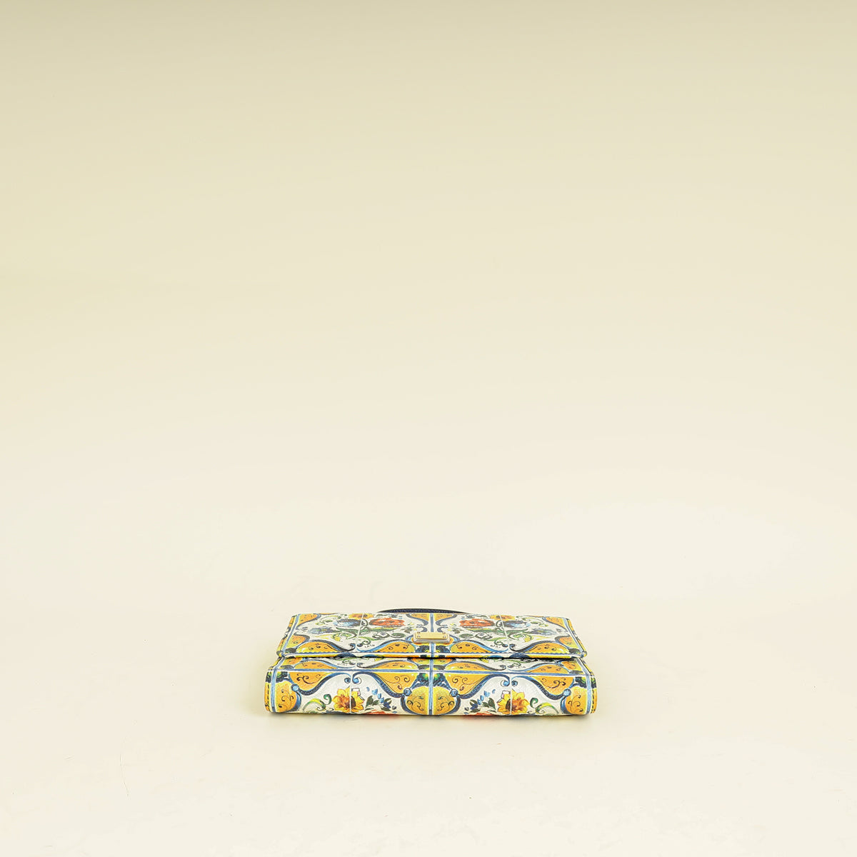 Dolce & Gabbana Multicolor Sicily Smart Gloss Phone Chain Wallet