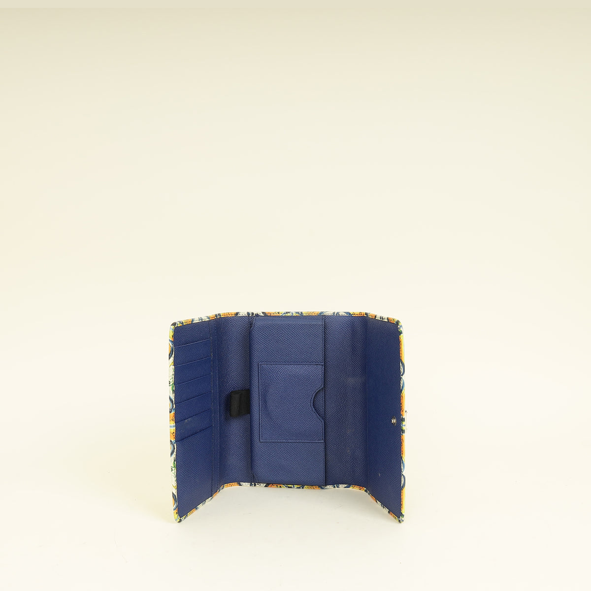 Dolce & Gabbana Multicolor Sicily Smart Gloss Phone Chain Wallet