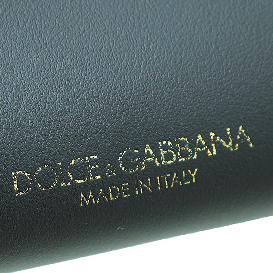 Dolce & Gabbana Black Envelope Flat Pouch