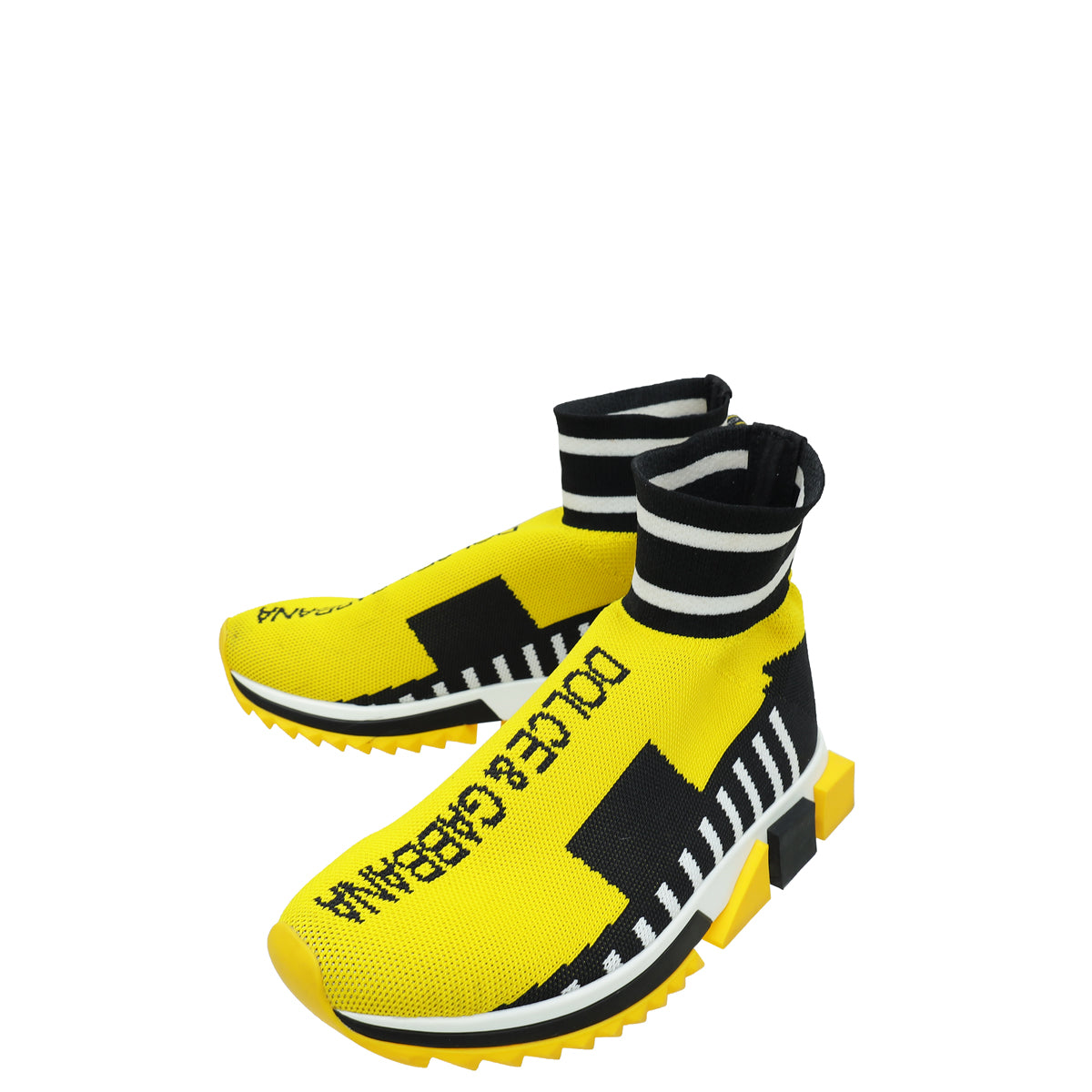 Dolce & Gabbana Bicolor Sorrento Mesh Sneaker 35-Dolce & Gabbana-THE CLOSET