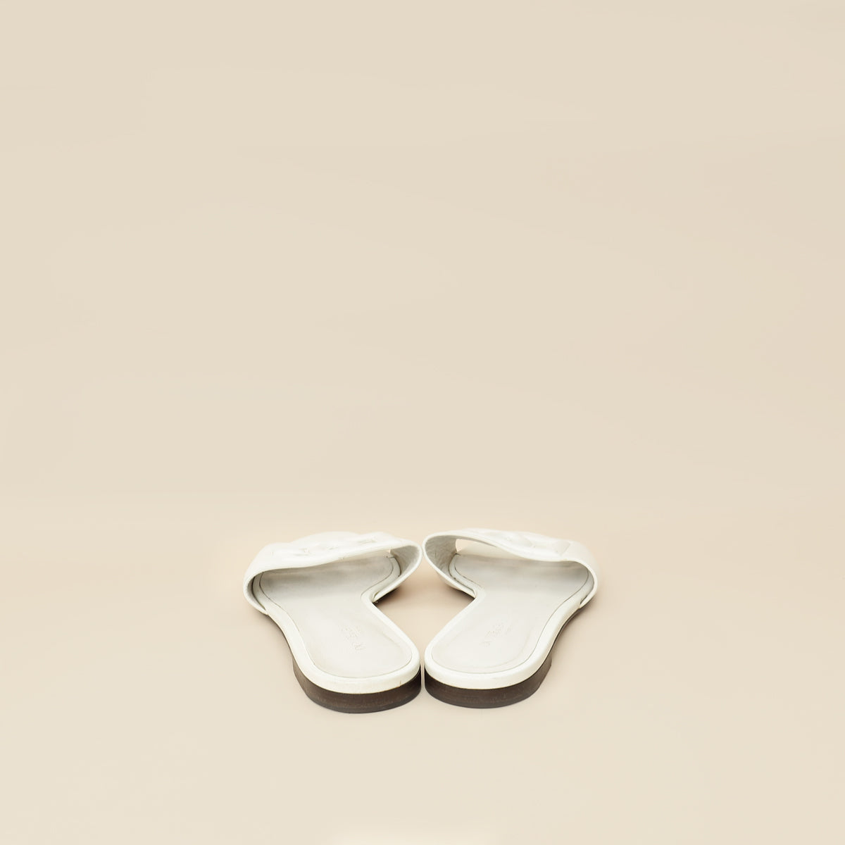 Dolce & Gabbana White DG Logo Cutout Slide Sandal 36-Dolce & Gabbana-THE CLOSET