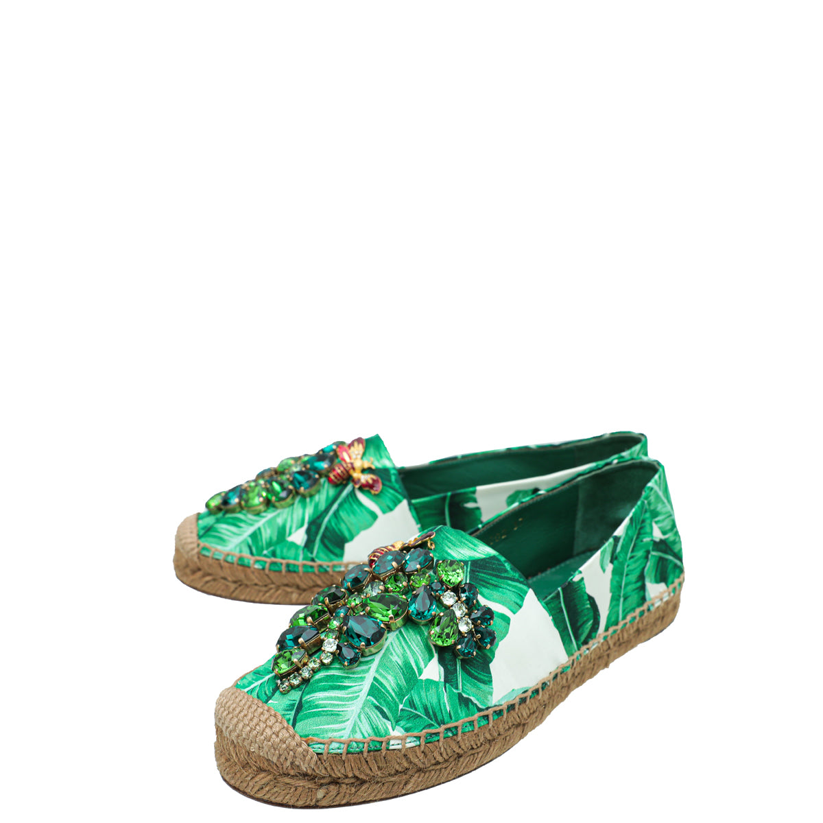 banana leaf dolce gabbana sandale