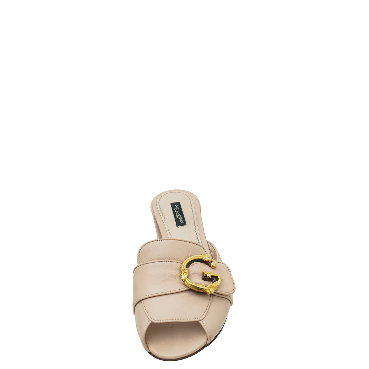 Dolce & Gabbana Pink DG Slide Keira Mules 38-Dolce & Gabbana-THE CLOSET