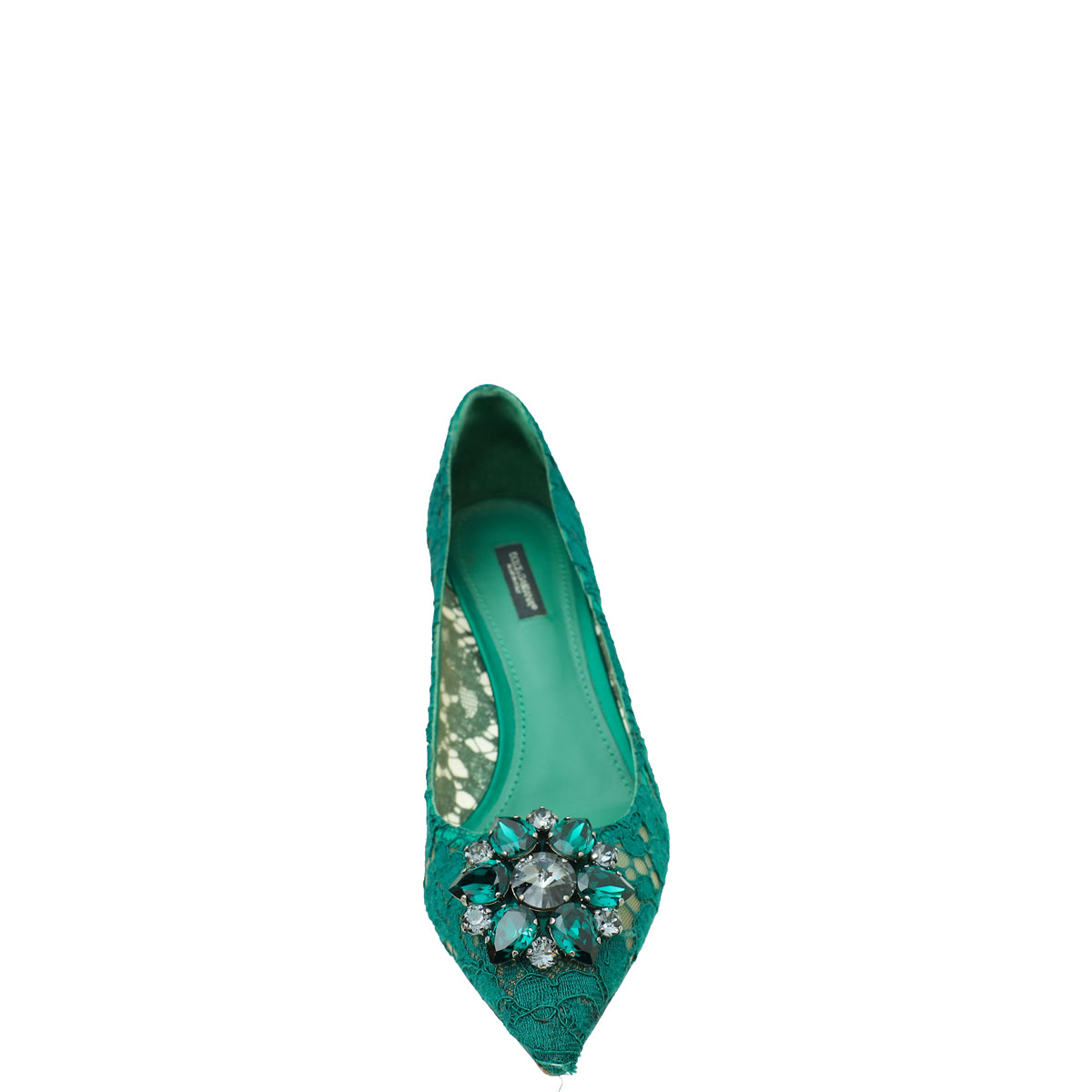 Dolce & Gabbana Green Bellucci Pumps 39.5-Dolce & Gabbana-THE CLOSET