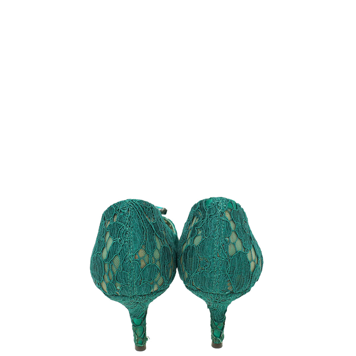 Dolce & Gabbana Green Bellucci Pumps 39.5