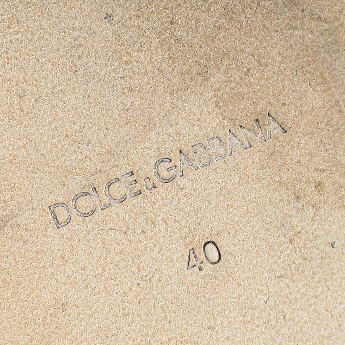 Dolce & Gabbana Green DG Logo Cutout Flat Sandals 40