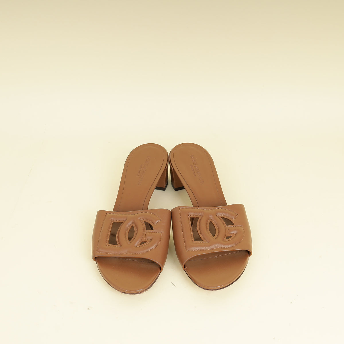 Dolce & Gabbana Brown DG Millennials Mules 40