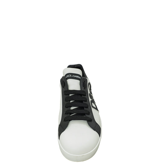 Dolce & Gabbana Bicolor Portofino D&G Drip Logo Sneakers 12