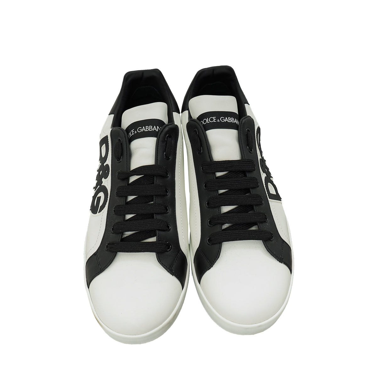 Dolce & Gabbana Bicolor Portofino D&G Drip Logo Sneakers 12