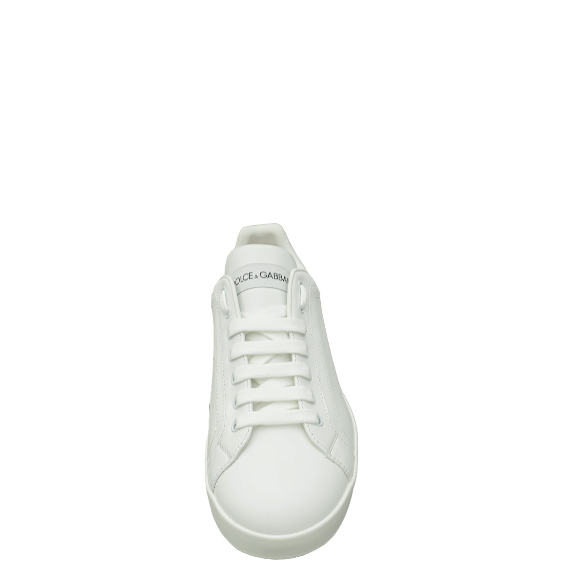 Dolce & Gabbana White Portofino Sneakers 9.5-Dolce & Gabbana-THE CLOSET