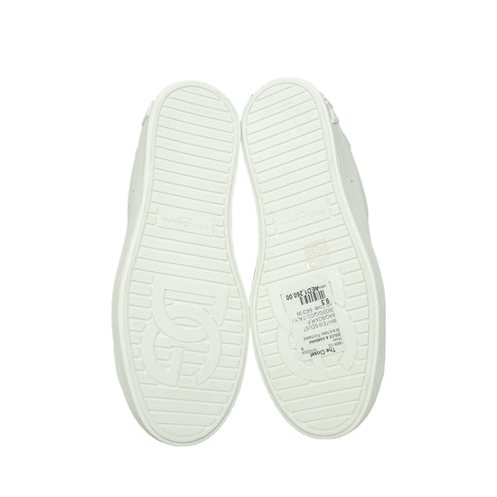 Dolce & Gabbana White Portofino Sneakers 9.5