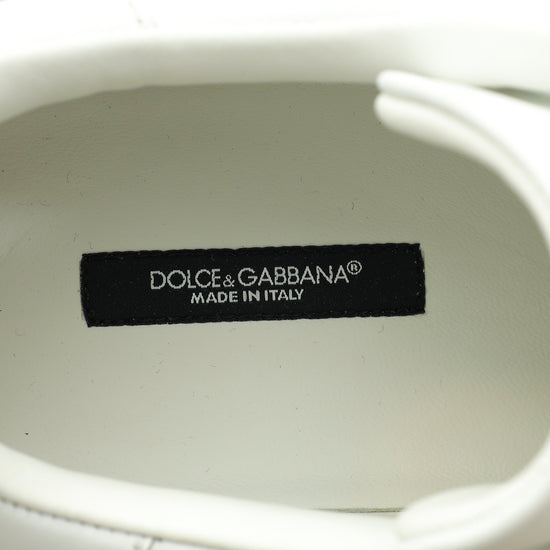 Dolce & Gabbana White Portofino Sneakers 9.5