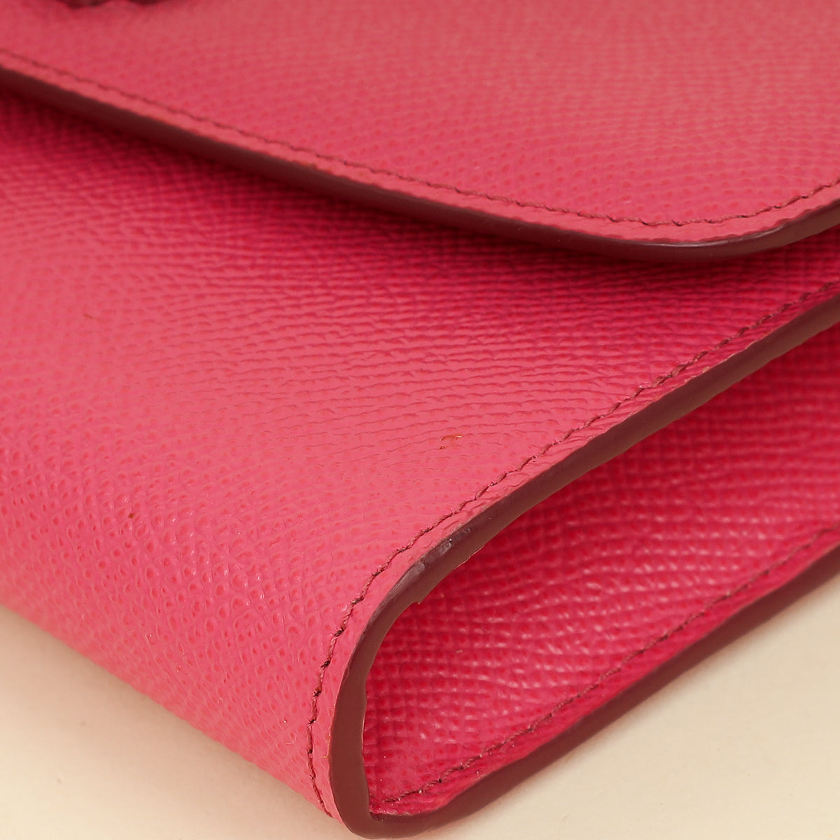 Dolce & Gabbana Pink DG Crystal Chain Wallet-Dolce & Gabbana-THE CLOSET