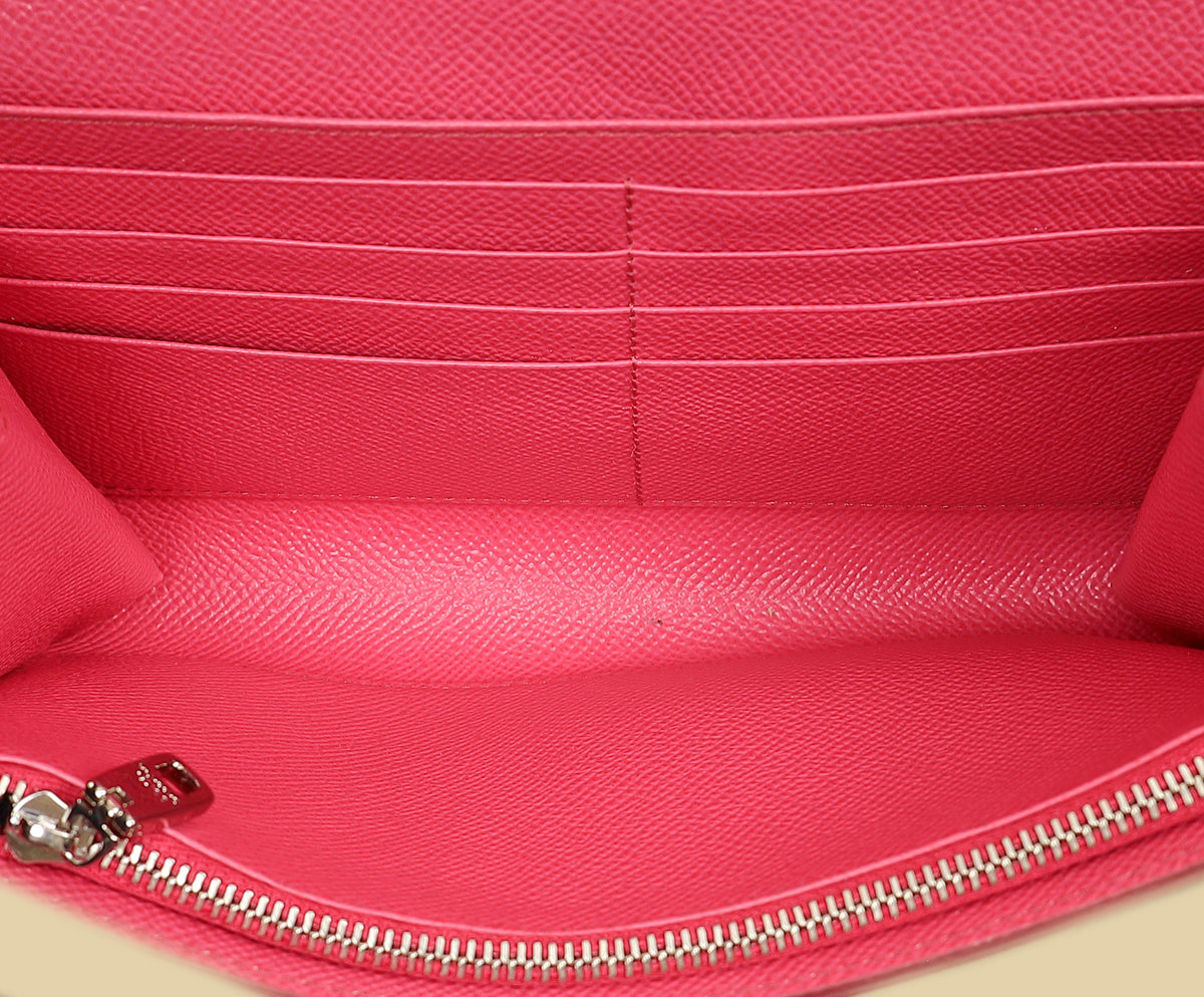 Dolce & Gabbana Pink DG Crystal Chain Wallet-Dolce & Gabbana-THE CLOSET