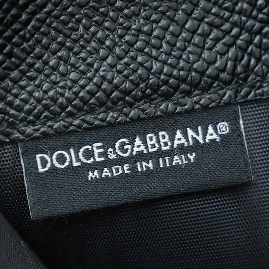 Dolce & Gabbana Black Logo Compact Wallet