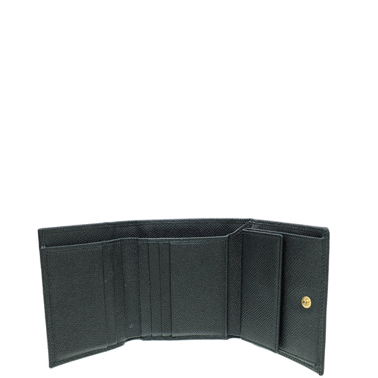 Dolce & Gabbana Black Logo Compact Wallet