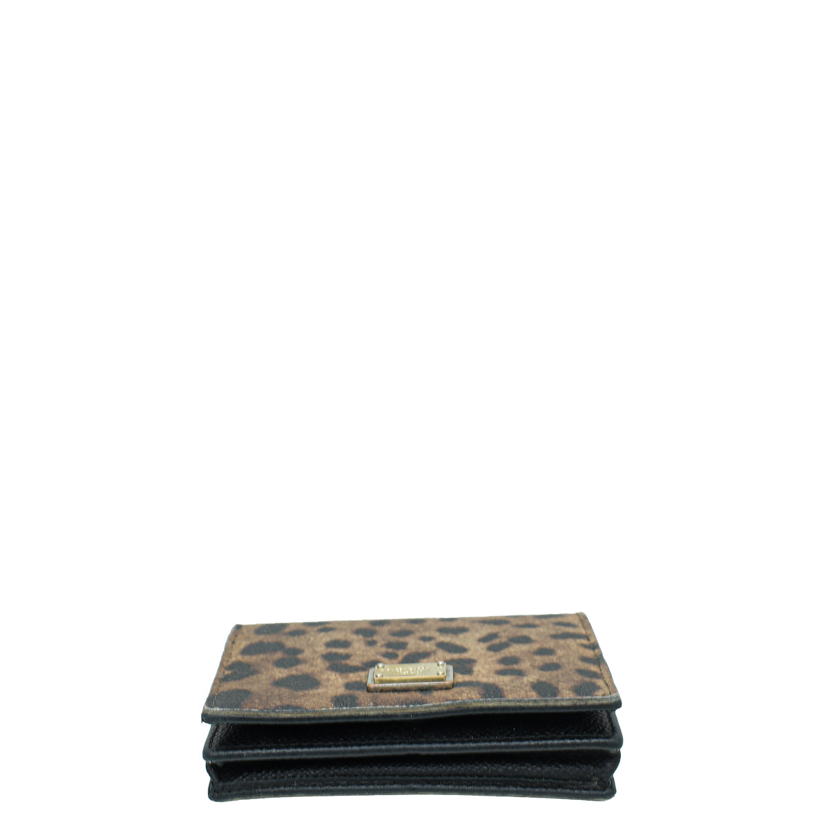 Dolce & Gabbana Brown Leopard Card Holder Case