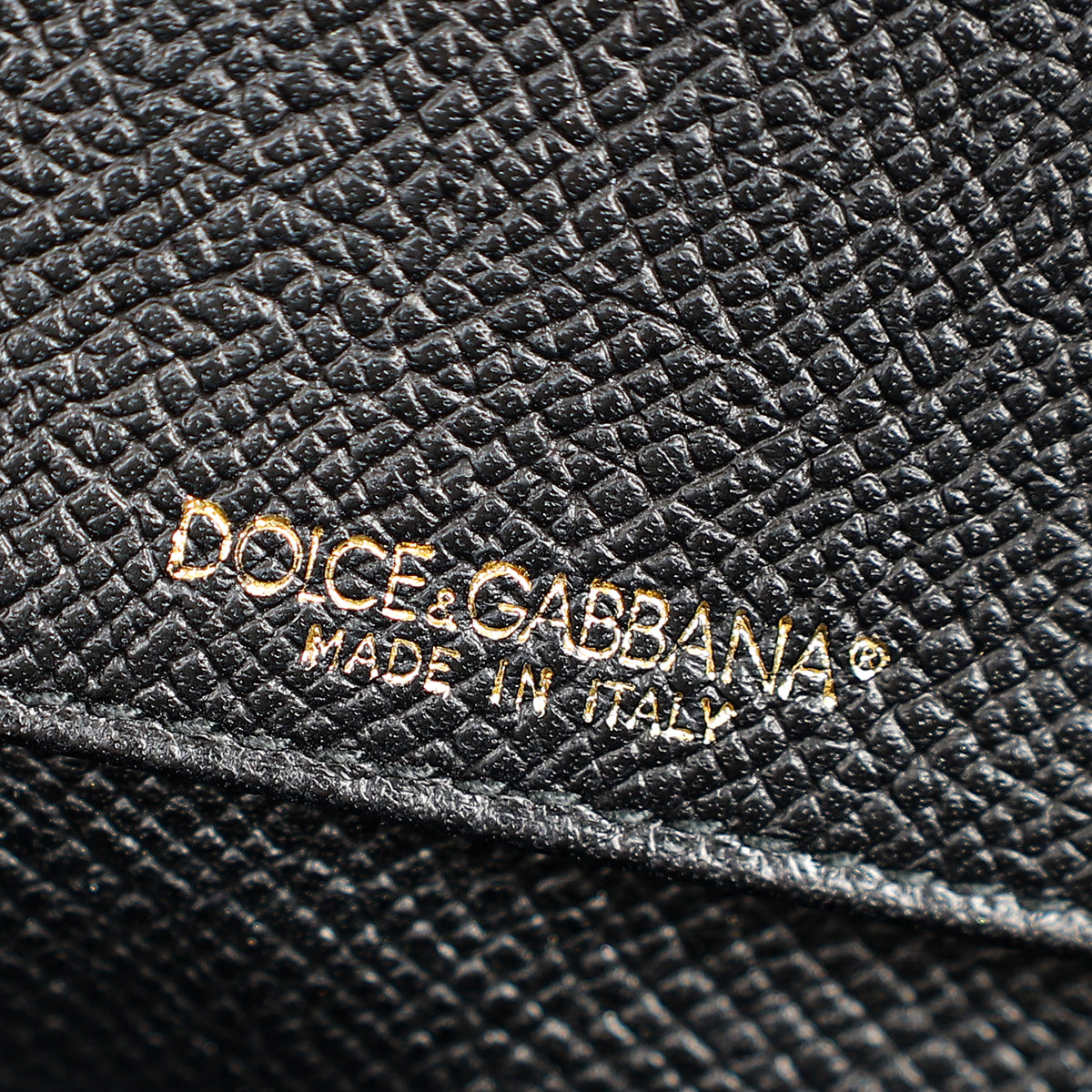 Dolce & Gabbana Black Dauphine Continental Wallet