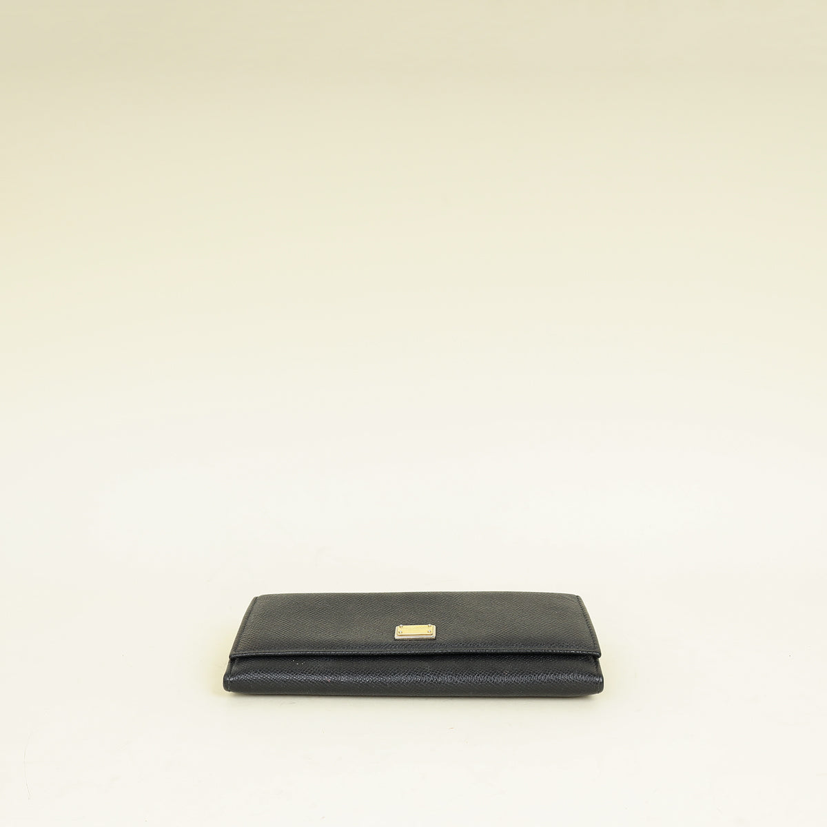 Dolce & Gabbana Black Dauphine Continental Wallet