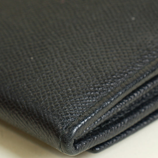 Dolce & Gabbana Black Dauphine Continental Wallet