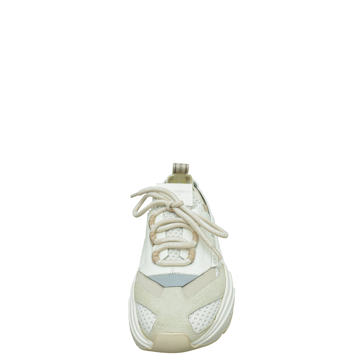 Dolce & Gabbana Beige Multicolor Daymaster Stretch Mesh Sneaker 39-Dolce & Gabbana-THE CLOSET