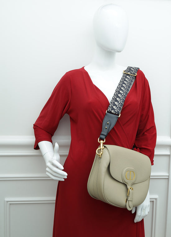 Dior Beige Leather Medium Bobby Shoulder Bag Dior