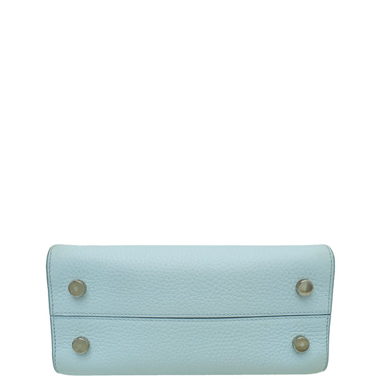 Christian Dior Baby Blue Diorever Mini Top Handle Bag