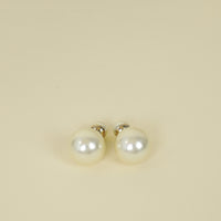 Christian Dior White Pearl Tribales Earrings