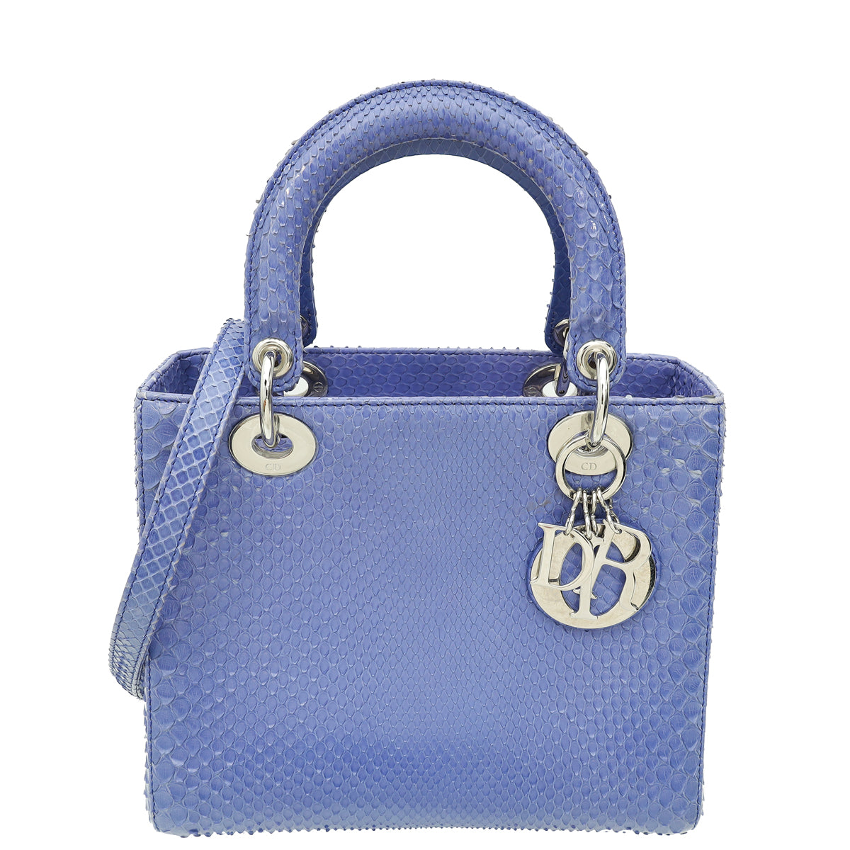 Christian Dior Purple Python Lady Dior Medium Bag-Christian Dior-THE CLOSET