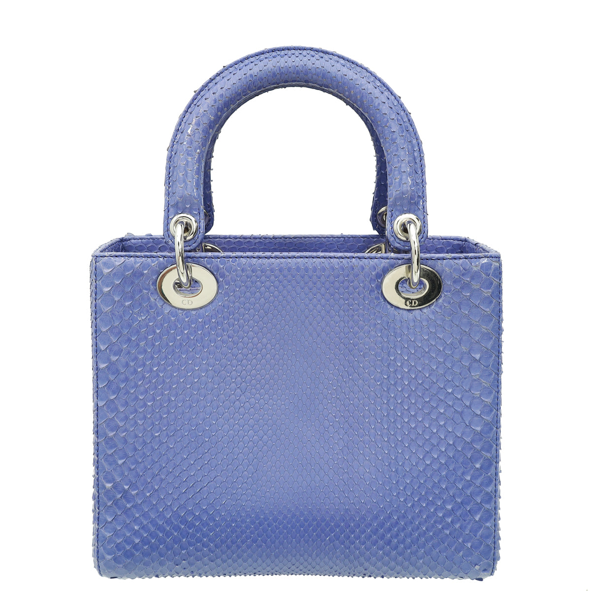 Christian Dior Purple Python Lady Dior Medium Bag