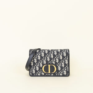Christian Dior Blue 2-in-1 30 Montaigne Pouch