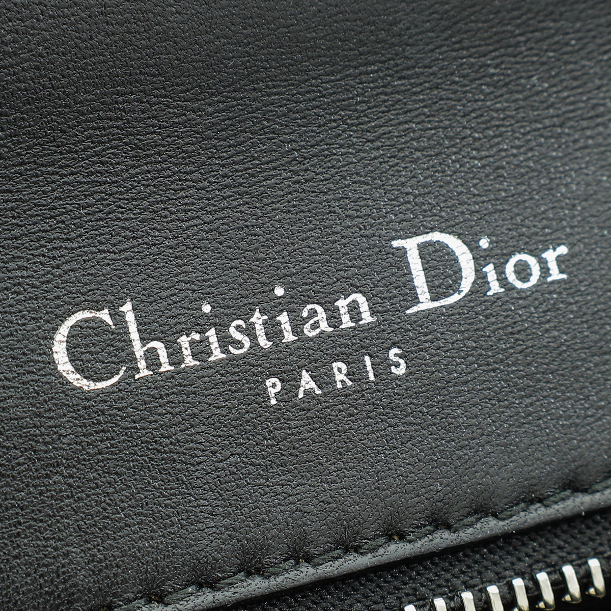 Christian Dior Black Multicolor Diorama Crocodile Patchwork Medium