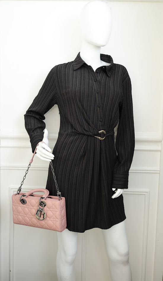 Christian Dior Rose Lady D-Joy Medium Bag