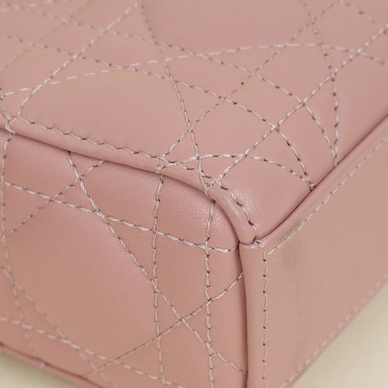 Christian Dior Rose Lady D-Joy Medium Bag