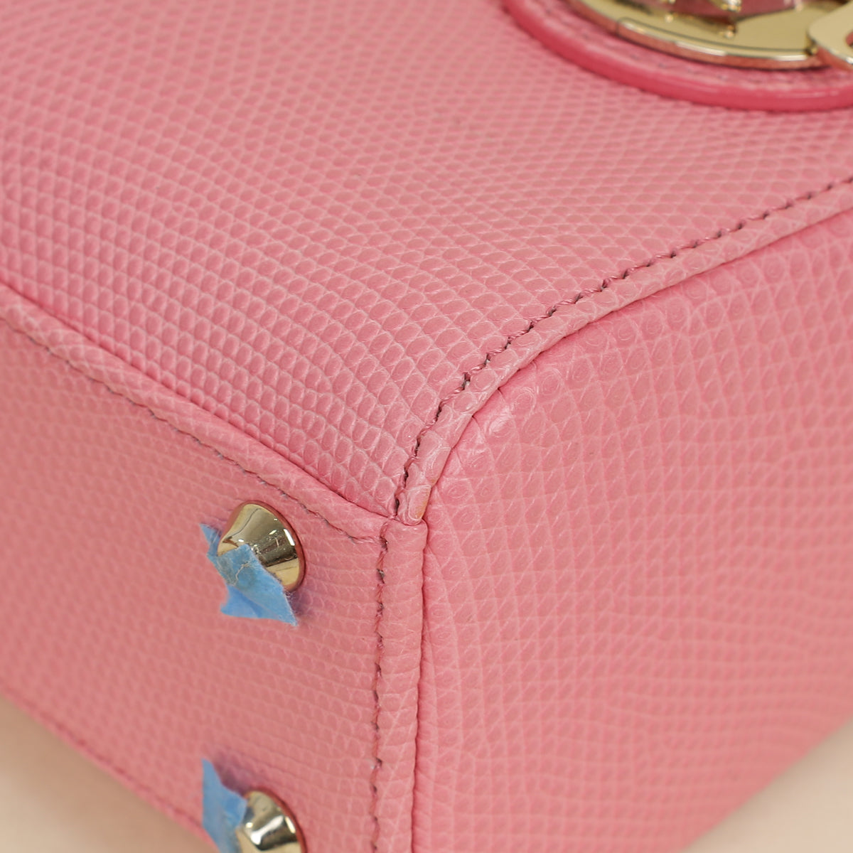 Christian Dior Pink Lady Dior Lizard Mini Chain Bag