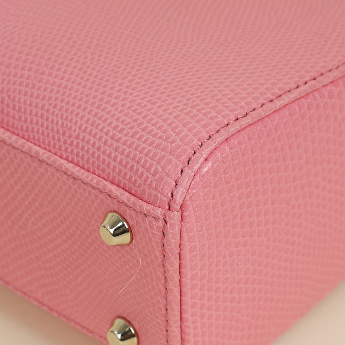 Christian Dior Pink Lady Dior Lizard Mini Chain Bag