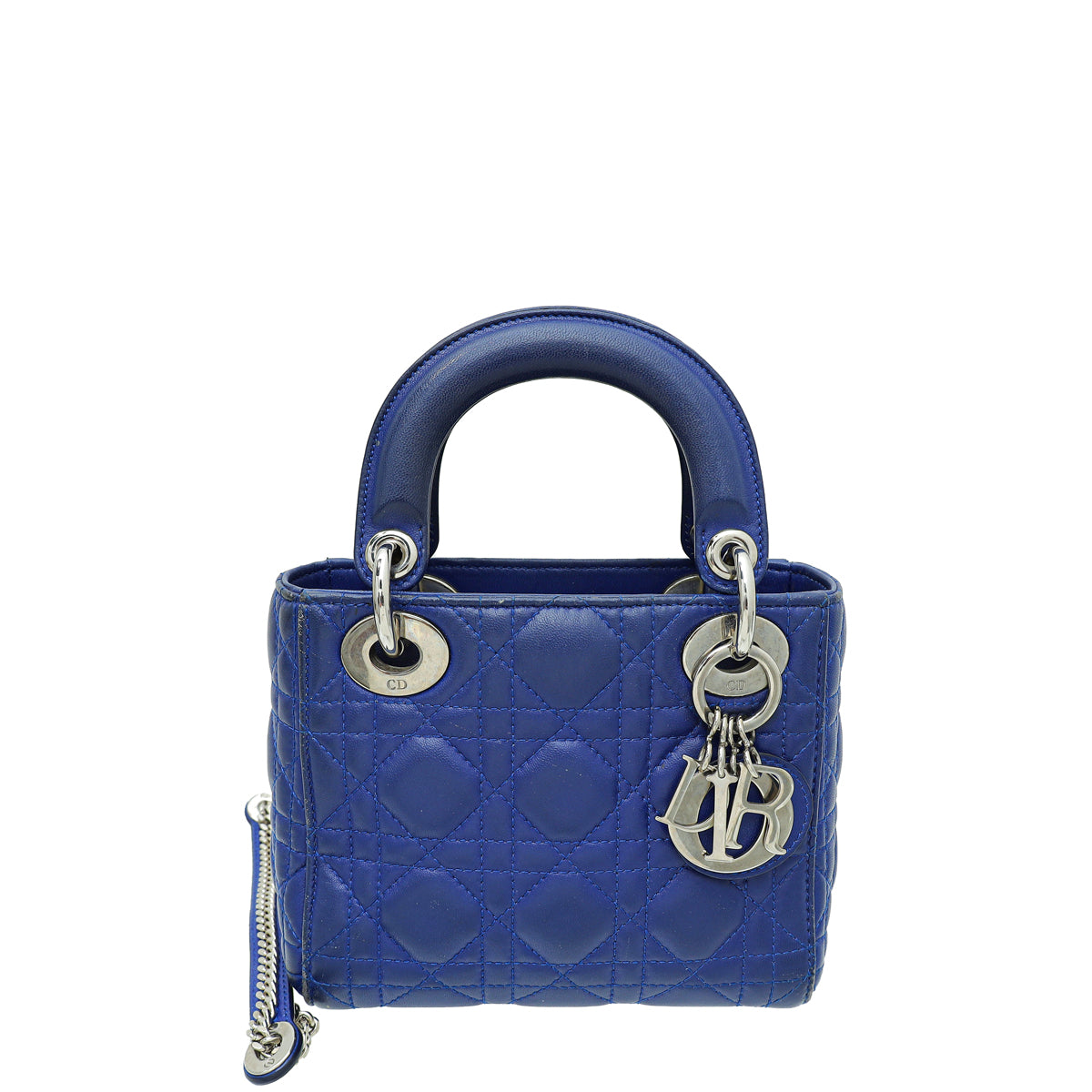 Christian Dior Blue Mini Chain Lady Dior Bag-Christian Dior-THE CLOSET