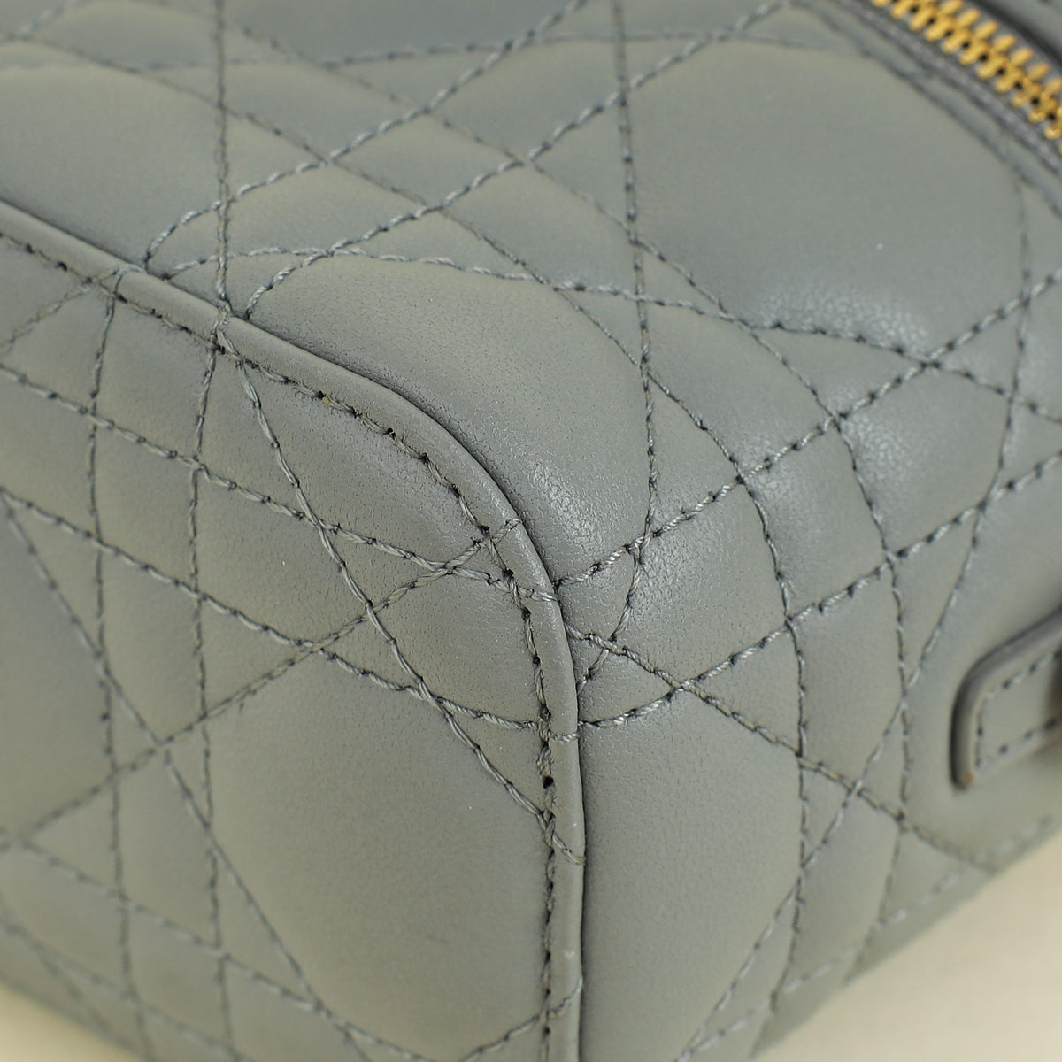 Christian Dior Grey Lady Dior Micro Vanity Case – THE CLOSET