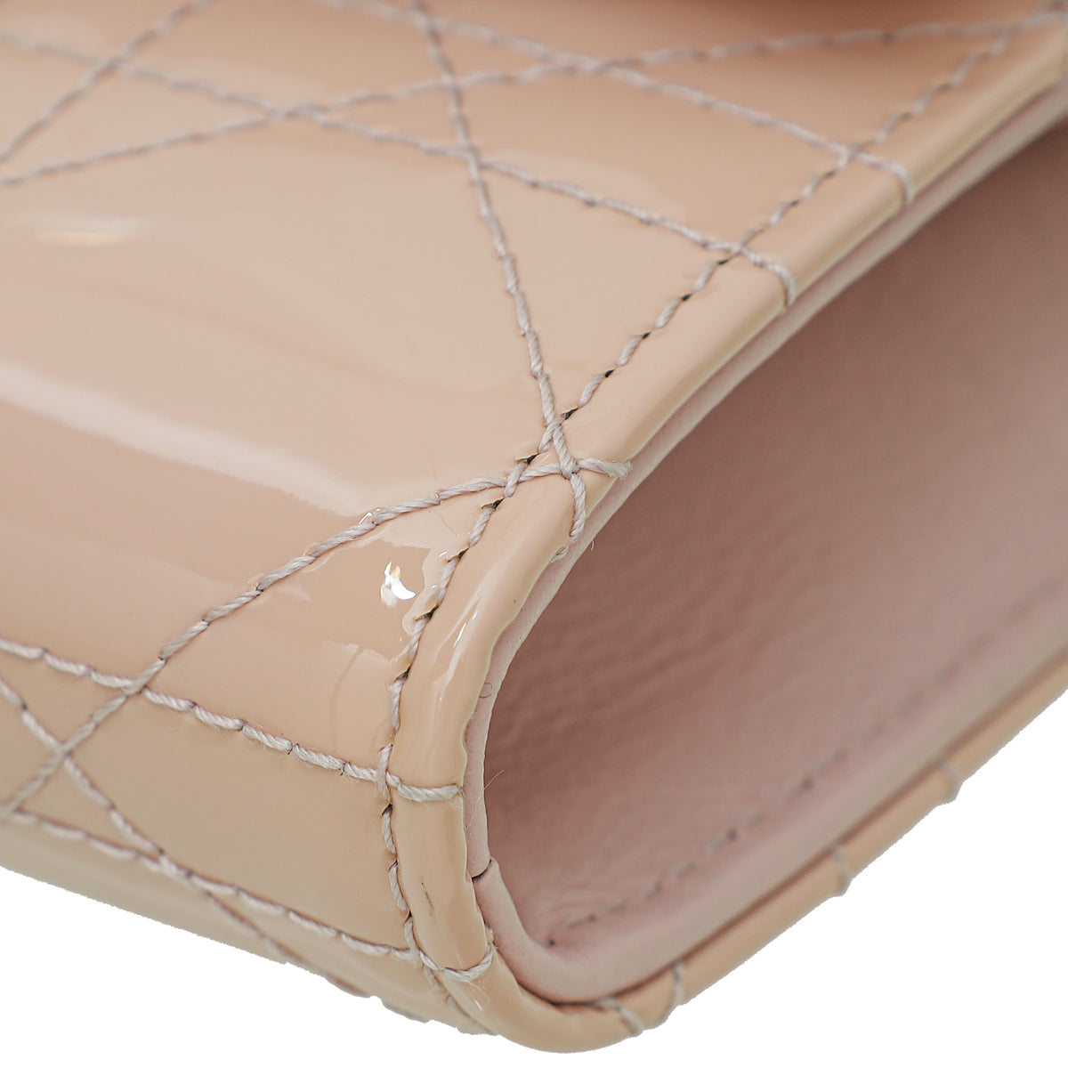 Christian Dior Nude Pink Lady Dior Rendezvous Wallet On Chain – THE CLOSET