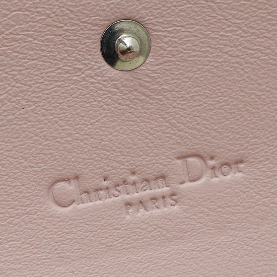 Christian Dior Nude Pink Lady Dior Rendezvous Wallet On Chain