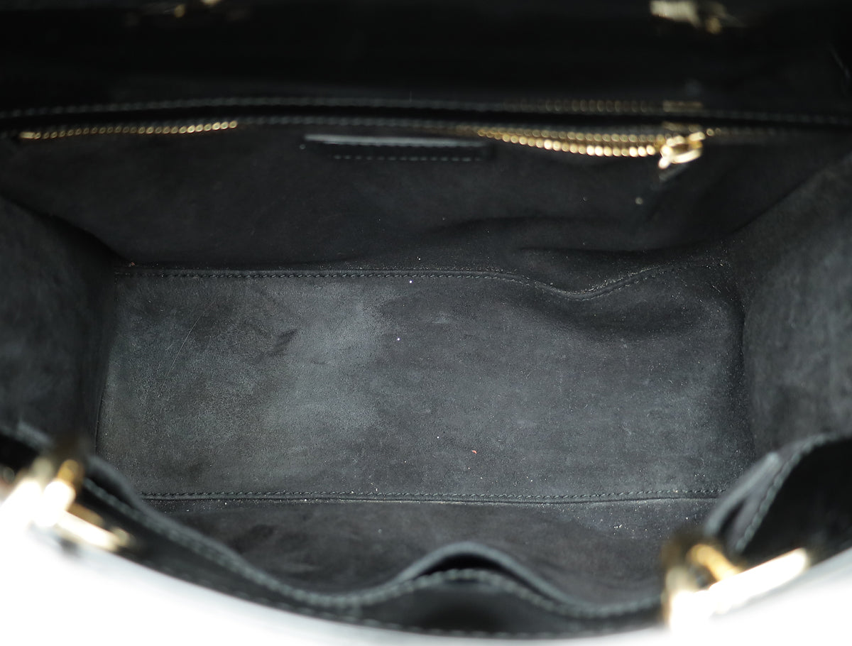 Christian Dior Black Lady Dior Medium Bag