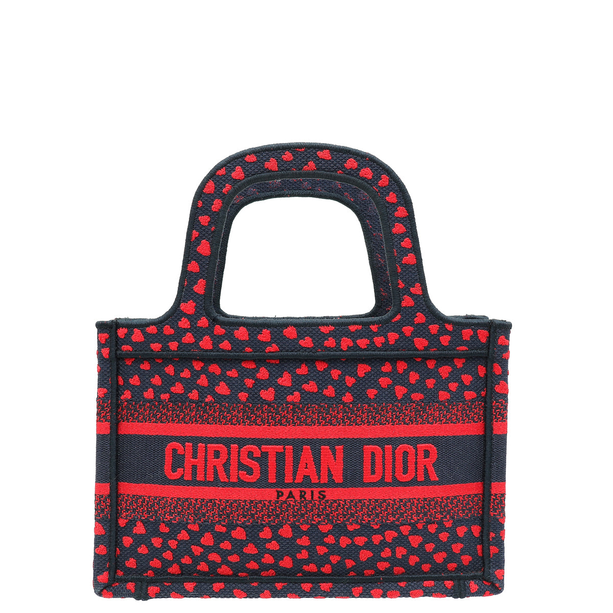 Christian Dior Bicolor "I Love Paris" Mini Book Tote Bag-Christian Dior-THE CLOSET