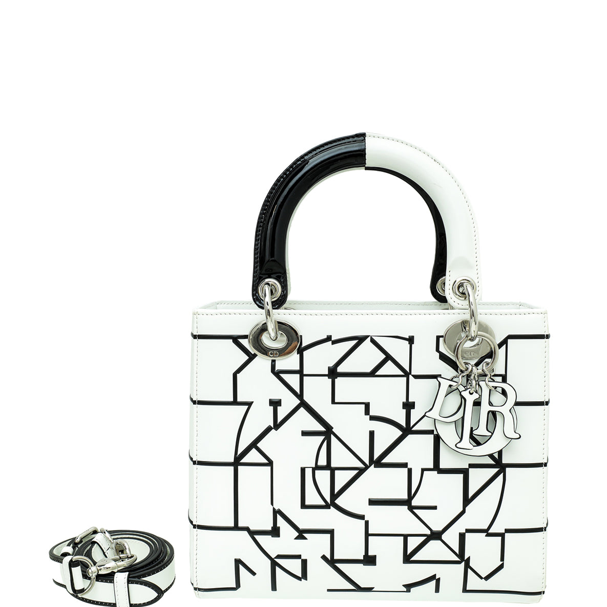 Christian Dior Bicolor Lady Dior Eduardo Terrazas Medium Bag-Christian Dior-THE CLOSET