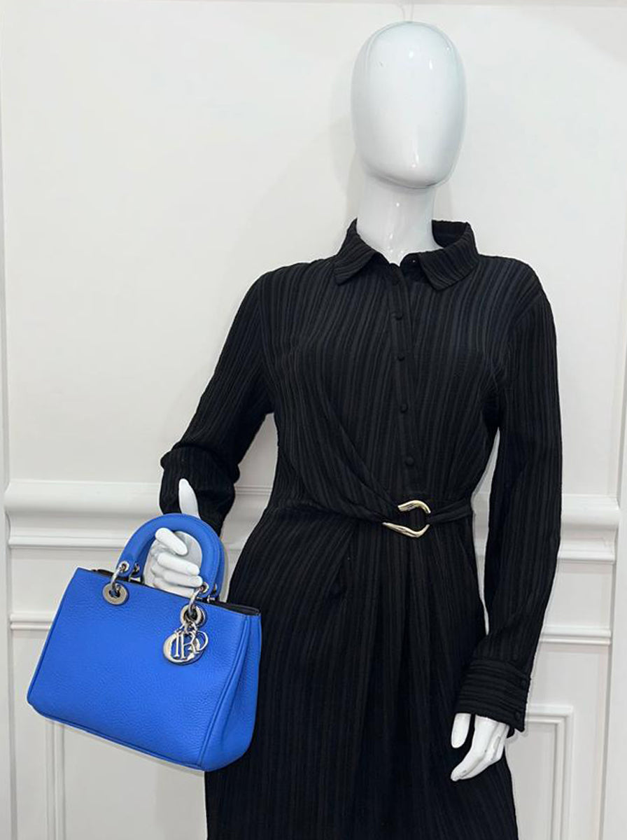 Christian Dior Blue Diorissimo Mini Tote Bag