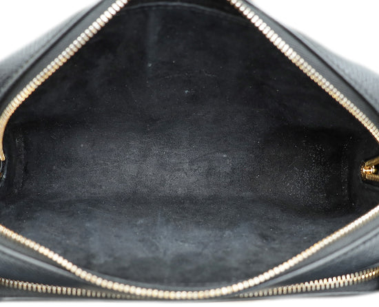 Christian Dior Black Caro Double Pouch Camera Bag