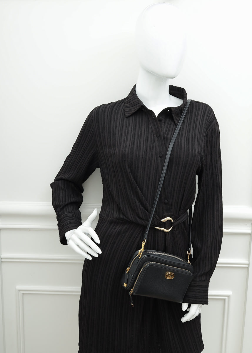 Christian Dior Black Caro Double Pouch Camera Bag – THE CLOSET