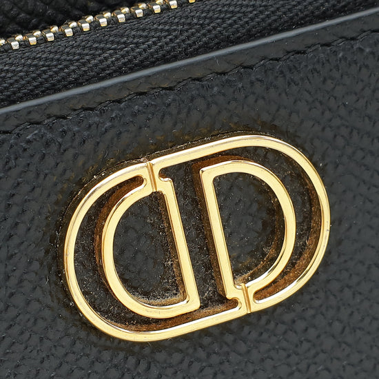 Christian Dior Black Caro Double Pouch Camera Bag